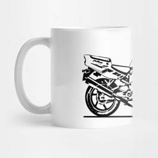 CBR900RR Fireblade Motorcycle Sketch Art Mug